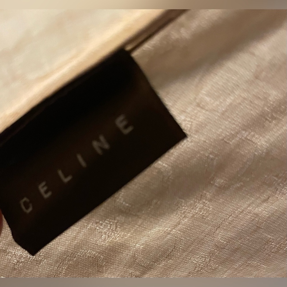 Celine Beige Monogram Compact Umbrella - Picture 3 of 6